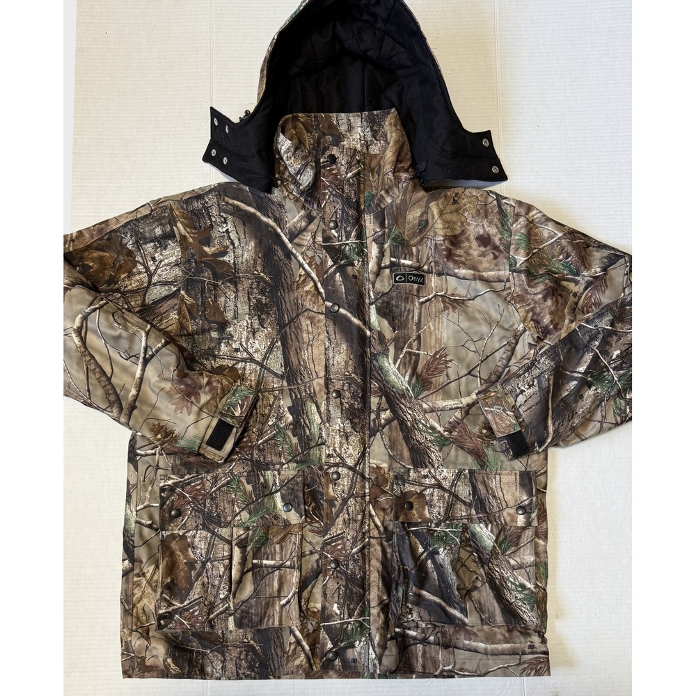 ONYX - Men's AP Realtree Camo 3 in 1‎ Shell Hooded Hunting Jacket - Large